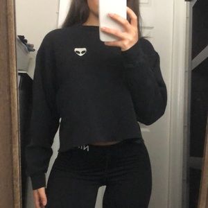 Brandy alien long sleeve crew neck